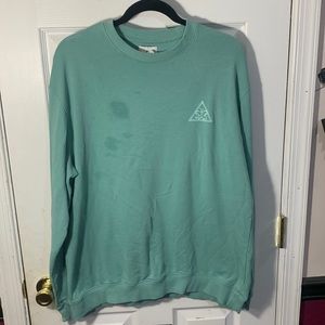 Teal Butterfly Crewneck